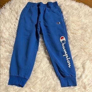 Champion Blue Jogger Sweatpants with Elastic Cuffs